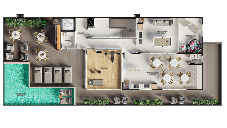 Apartamento frente mar 2 ambientes Mariscal - Bombinhas