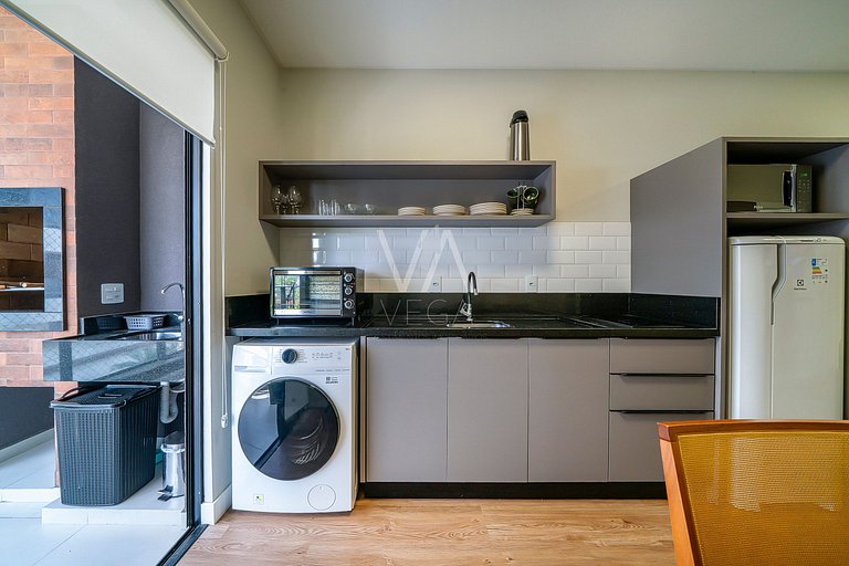 Apartamento a 120m do mar com Piscina