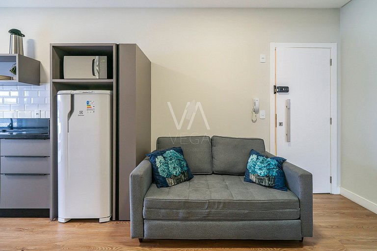 Apartamento a 120m do mar com Piscina