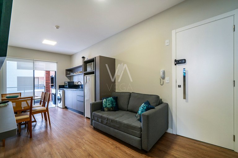 Apartamento a 120m do mar com Piscina