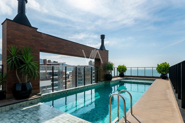 203- Apart com vista mar e piscina