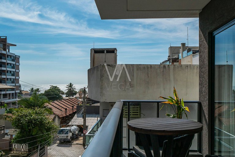 203- Apart com vista mar e piscina