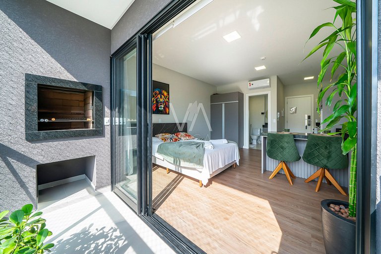 205- Studio com piscina em Bombas