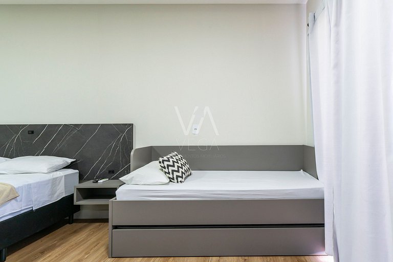 309 Apart Villa Francione com piscina em Bombas