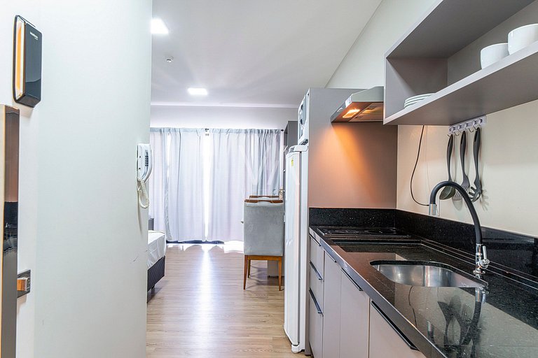 309 Apart Villa Francione com piscina em Bombas