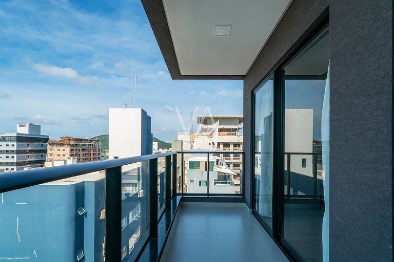 508- Apart com vista ao mar com piscina em Bombas