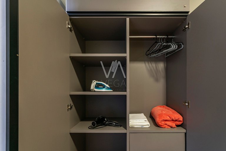 Apartamento flat com rooftop c/ piscina