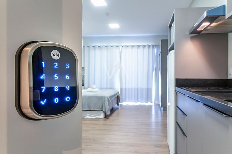 Apartamento flat com rooftop c/ piscina