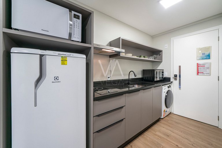 Studio com rooftop e piscina - A 120m do mar