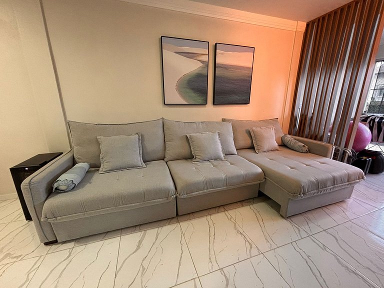 Apartamento frente mar Balneario Perequê