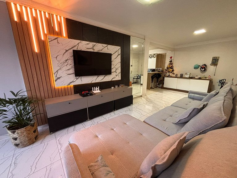 Apartamento frente mar Balneario Perequê