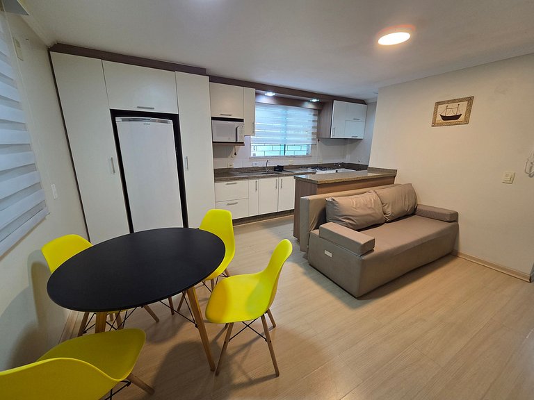 Apê 100 mt do mar na praia de Bombas