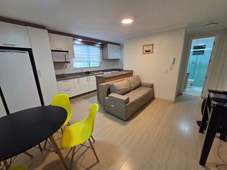 Apê 100 mt do mar na praia de Bombas