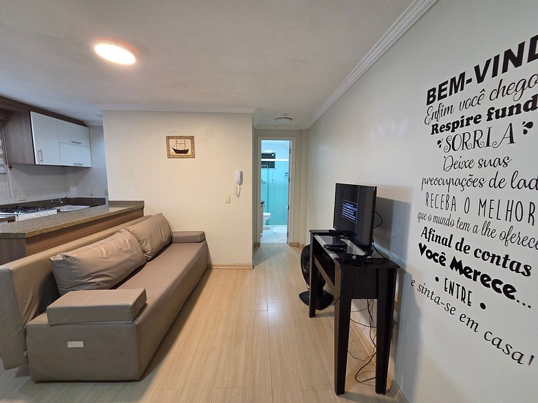 Apê 100 mt do mar na praia de Bombas