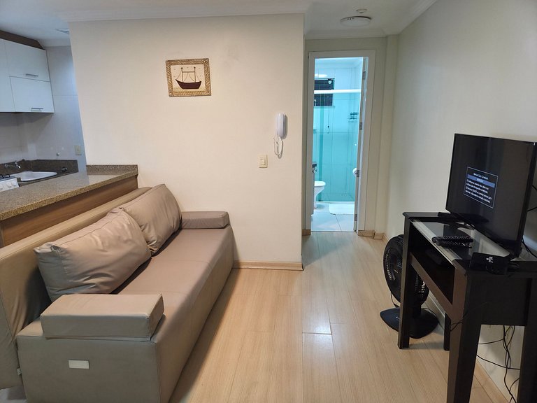 Apê 100 mt do mar na praia de Bombas