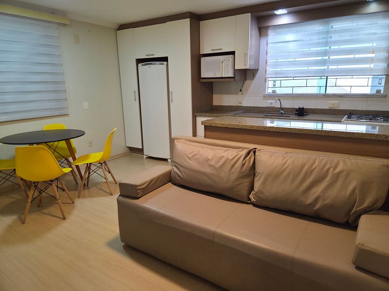 Apê 100 mt do mar na praia de Bombas